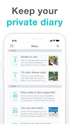 Simple Diary - journal w/ lock android App screenshot 4